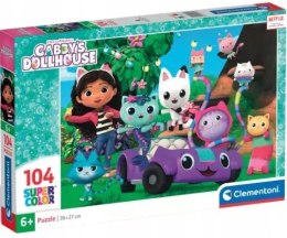 Puzzle 104 elementy Koci Domek Gabi 25034 Clementoni 6+
