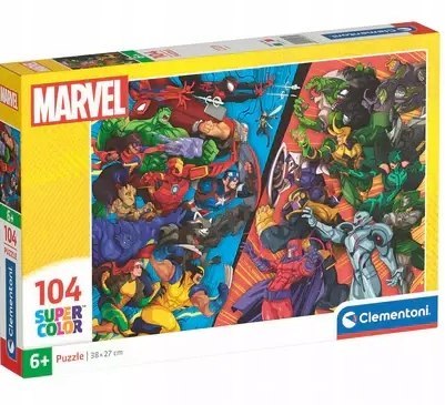 Puzzle 104 elementy Marvel Avengers 25061 Clementoni 6+