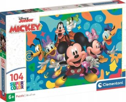 Puzzle 104 elementy Myszka Mickey i Przyjaciele 25053 Clementoni 6+