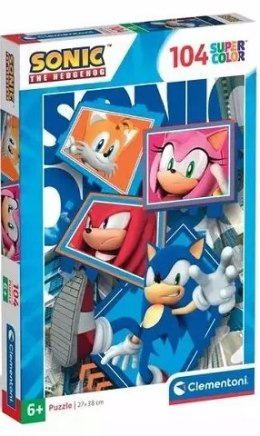 Puzzle 104 elementy Sonic 25038 Clementoni 6+