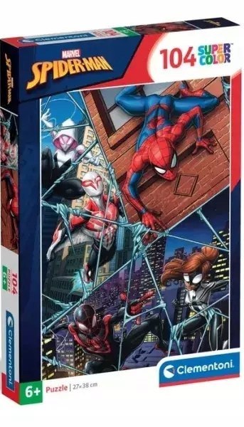 Puzzle 104 elementy Spiderman 25043 Clementoni 6+