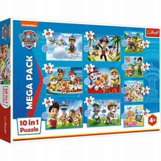 Puzzle 10w1 Psi Patrol 96001 Trefl 10 Układanek