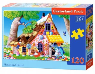 Puzzle 120 elementów Jaś i Małgosia Castorland 6+