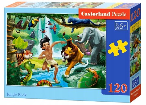 Puzzle 120 elementów Księga Dżungli Castorland 6+