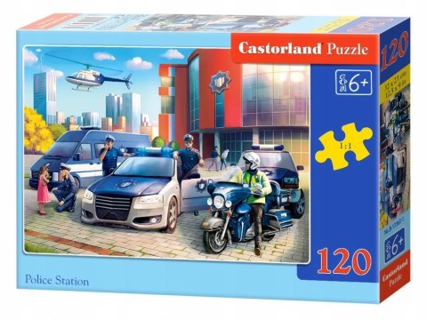 Puzzle 120 elementów Posterunek Policji Police Station Castorland 6+