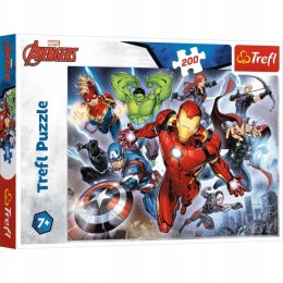 Puzzle 13260 Waleczni Avengersi Marvel 200 elementów Trefl