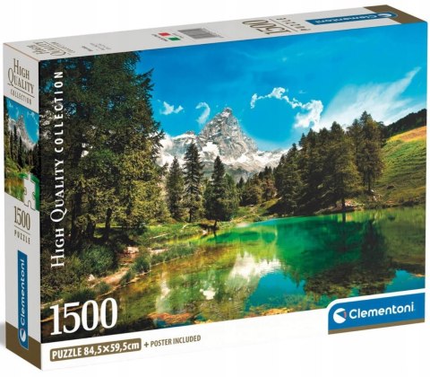 Puzzle 1500 elementów 31720 Compact Blue Lake Clementoni