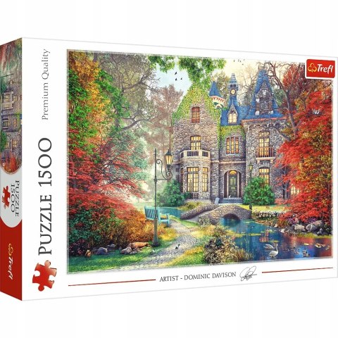 Puzzle 1500 elementów Jesienny dworek 26213 Trefl