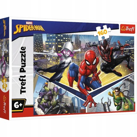 Puzzle 160 elementów Spiderman 15422 Trefl