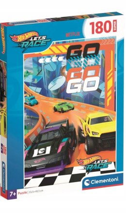 Puzzle 180 elementów Hot Wheels 29789 Clementoni
