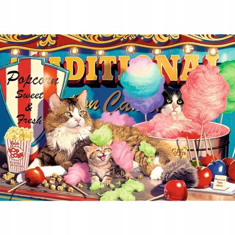 Puzzle 2x500 elementów Puszyści przyjaciele 37495 Trefl 2w1