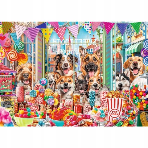 Puzzle 2x500 elementów Puszyści przyjaciele 37495 Trefl 2w1