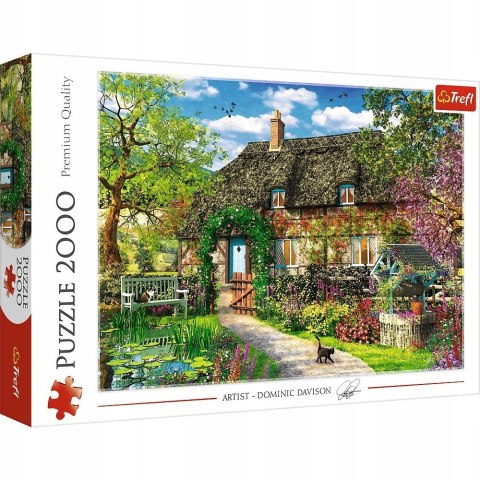 Puzzle 2000 elementów Wiejska chatka 27122 Trefl