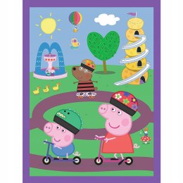 Puzzle 2w1 Świnka Peppa + Memory 93331 Trefl 3+