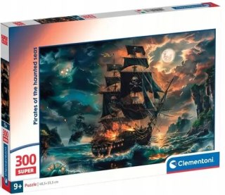 Puzzle 300 elementów Statek Piracki Piraci 21738 Clementoni
