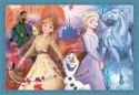 Puzzle 4w1 21518 Kraina Lodu Frozen Clementoni Super Kolor 3+