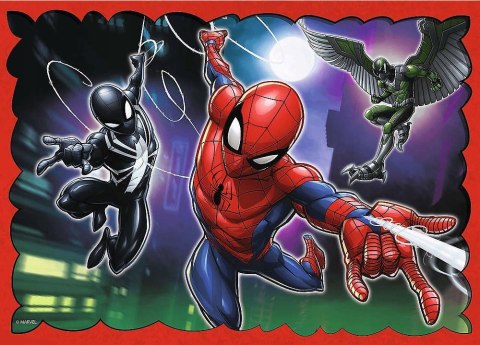 Puzzle 4w1 Spiderman Trefl 34384 Bohaterski Spider