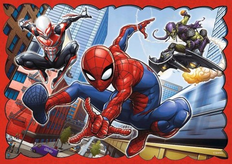 Puzzle 4w1 Spiderman Trefl 34384 Bohaterski Spider