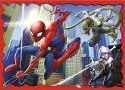 Puzzle 4w1 Spiderman Trefl 34384 Bohaterski Spider