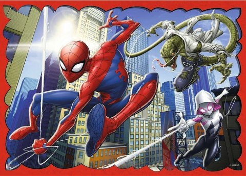 Puzzle 4w1 Spiderman Trefl 34384 Bohaterski Spider