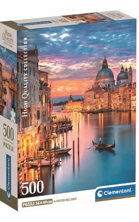 Puzzle 500 elementów Compact Wenecja Venice 35542 Clementoni