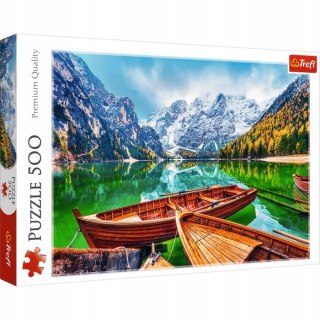 Puzzle 500 elementów Jezioro Braies Włochy 37486 Trefl