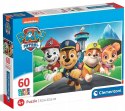 Puzzle 60 elementów 26114 Psi Patrol Clementoni Super Kolor 4+