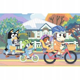 Puzzle 60 elementów Wesoły Bluey Blue 17384 Trefl