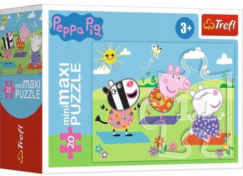 Puzzle Minimaxi Świnka Peppa 4w1 Trefl 4x20 elementów