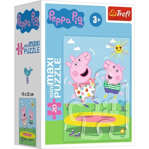 Puzzle Minimaxi Świnka Peppa 4w1 Trefl 4x20 elementów