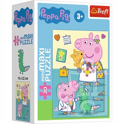 Puzzle Minimaxi Świnka Peppa 4w1 Trefl 4x20 elementów
