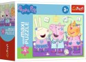 Puzzle Minimaxi Świnka Peppa 4w1 Trefl 4x20 elementów