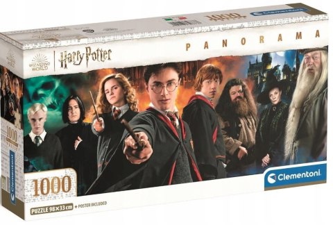 Puzzle Panorama 1000 elementów Harry Potter 39873 Clementoni Panoramiczne