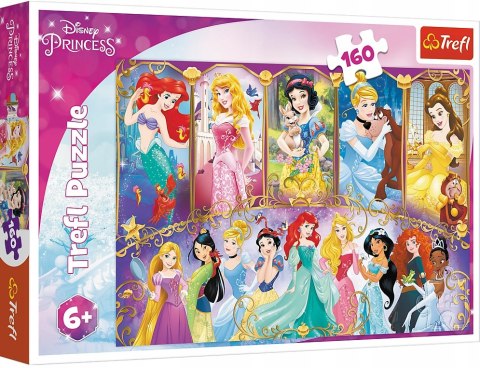 Puzzle Portrety Księżniczek 160 elem. 15407 Trefl