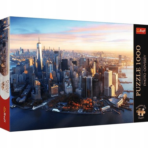 Puzzle Premium Plus 1000 elementów Manhattan Nowy Jork 10828 Trefl