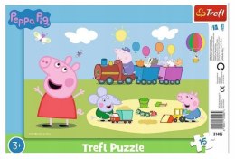 Puzzle Ramkowe 15 Świnka Peppa 31406 Trefl