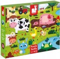Puzzle Sensoryczne Farma Wieś Janod 20 elementów 3+