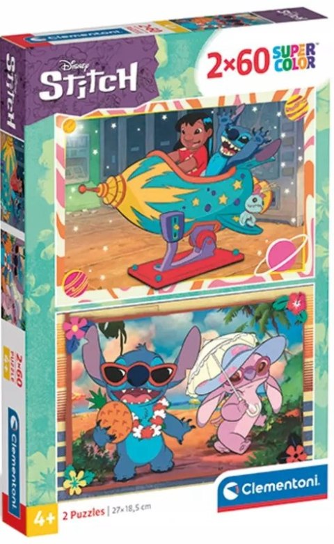 Puzzle Stitch 2x60 elementów 24822 Clementoni 4+
