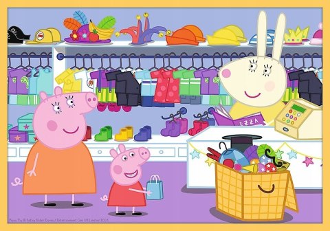 Puzzle Świnka Peppa 10w1 Mega Pack Trefl 90383