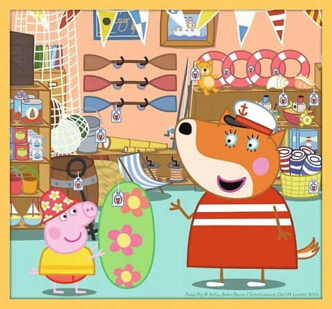Puzzle Świnka Peppa 10w1 Mega Pack Trefl 90383