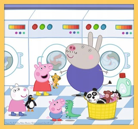 Puzzle Świnka Peppa 10w1 Mega Pack Trefl 90383