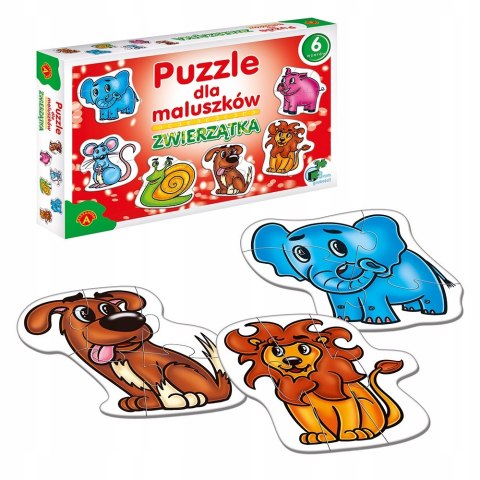 Puzzle dla Maluszków Zwierzątka Alexander 2+