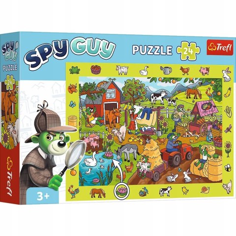 Puzzle obserwacyjne Spy Guy 24 elementy Farma 15589 Trefl 3+