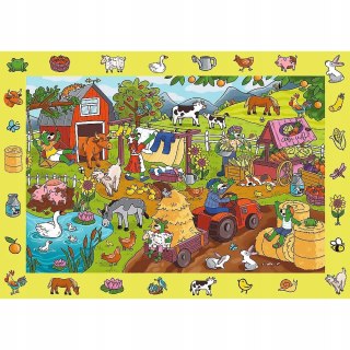 Puzzle obserwacyjne Spy Guy 24 elementy Farma 15589 Trefl 3+
