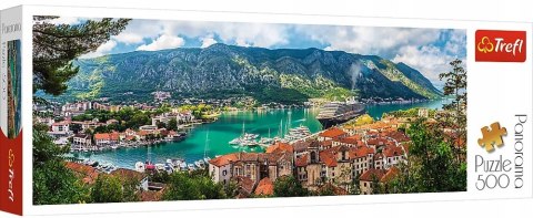 Puzzle panorama 500 elementów 29506 Kotor Czarnogóra Trefl