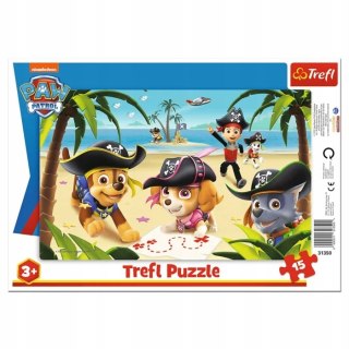 Puzzle ramkowe Psi Patrol 15 el. 31350 Przyjaciele z Psiego Patrolu Trefl