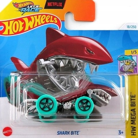 Samochodzik Hot Wheels HTC94 Shark Bite HW Mega Bite