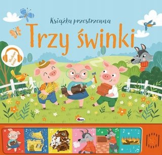 Słucham baśni Trzy Świnki Bajka z lektorem i scenkami 3D przestrzenna