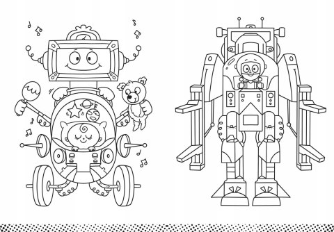 Supermaszyny Malowanka dla chłopców Aksjomat