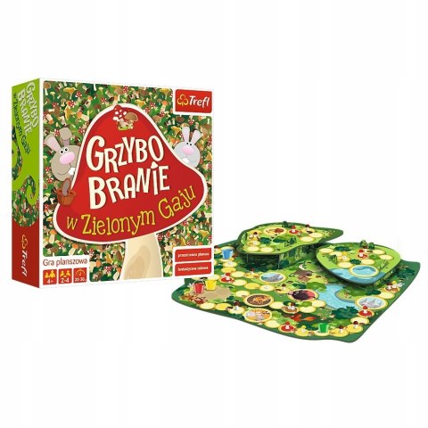 Trefl Grzybobranie w Zielonym Gaju Gra Planszowa